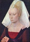 Rogier van der Weyden Portrait einer Dame France oil painting artist